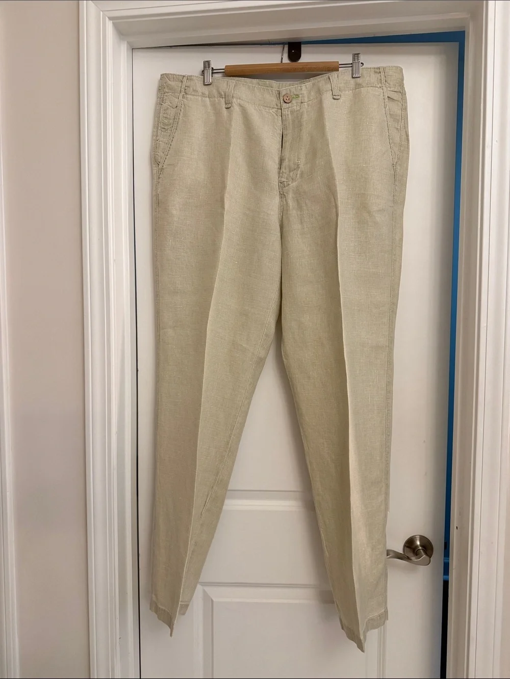 Tommy Bahama Men’s Linen Pants light kakhi color